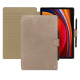 가죽 커버 Samsung Galaxy Tab S9 - Taupe vintage ( Pantone #bda790 ) 