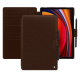 Housse cuir Samsung Galaxy Tab S9 - Châtaigne ( Pantone #1b1107 ) 