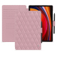Housse cuir Samsung Galaxy Tab S9 - Rose - Couture ( Nappa - Pantone #efbae1 ) 