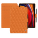 Housse cuir Samsung Galaxy Tab S9 - Orange - Couture ( Nappa - Pantone #ff9351 ) 