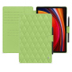 Capa em pele Samsung Galaxy Tab S9 - Vert olive - Couture ( Nappa - Pantone #a7c58e ) 