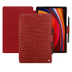 Capa em pele Samsung Galaxy Tab S9 - Autruche ciliegia ( Pantone #a4343a ) 