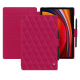 Housse cuir Samsung Galaxy Tab S9 - Rose fluo - Couture ( Pantone #ff16b4 ) 