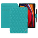 Samsung Galaxy Tab S9 leather case - Bleu fluo - Couture