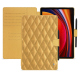 Custodia in pelle Samsung Galaxy Tab S9 - Or Maïa - Couture ( Pantone 871C ) 