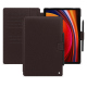 Samsung Galaxy Tab S9 leather case - Marron envoûtant ( Pantone #4e3629 ) 