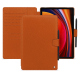 Housse cuir Samsung Galaxy Tab S9 - Orange vibrant ( Pantone #e36b39 ) 