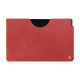 Samsung Galaxy Tab S9 leather pouch - Cerise vintage ( Pantone #a6302e ) 