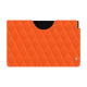 Pochette cuir Samsung Galaxy Tab S9 - Orange fluo - Couture ( Pantone #ff5406 ) 