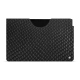 Samsung Galaxy Tab S9 leather pouch - Serpent nero ( Noir / Black) 
