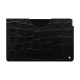 硬质真皮保护套 Samsung Galaxy Tab S9 - Crocodile nero ( Noir / Black) 