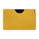 Pochette cuir Samsung Galaxy Tab S9 - Jaune soulèu ( Pantone #F3B934 )