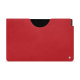 Pochette cuir Samsung Galaxy Tab S9 - Rouge troupelenc ( Pantone #AB191A )