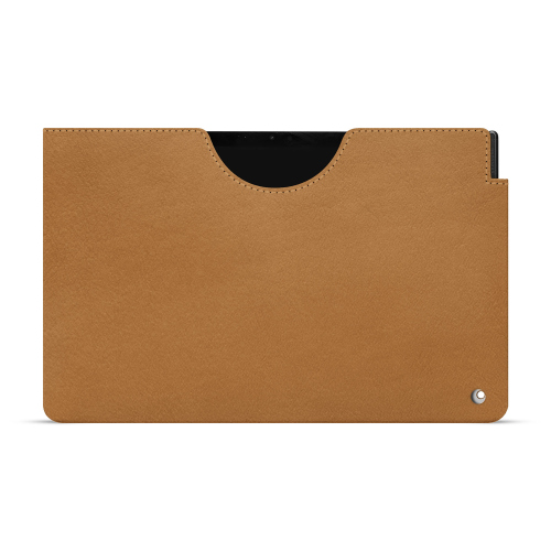 La funda hecha a medida para Samsung Galaxy Tab S9.Castan esparciate ( Pantone #824F2A )