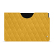 Lederschutzhülle Samsung Galaxy Tab S9 - Jaune soulèu - Couture ( Pantone #F3B934 )