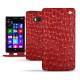 Nokia Lumia 930  leather case - Autruche ciliegia