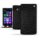 Nokia Lumia 930  leather case - Autruche nero