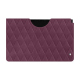 Samsung Galaxy Tab S9+ leather pouch - Castan esparciate ( Pantone #824F2A )