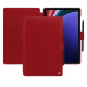 Lederschutzhülle Samsung Galaxy Tab S9+ - Rouge ( Nappa - Pantone #d50032 ) 