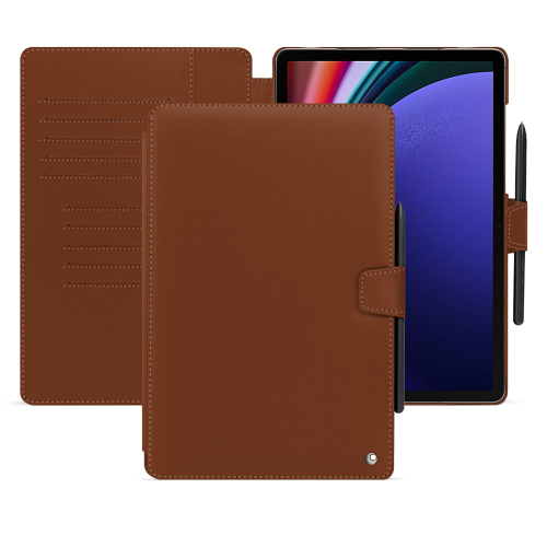 Protect your Galaxy Tab S9+ with a premium coverMarron ( Nappa - Pantone #8B4720 ) 