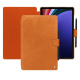 가죽 커버 Samsung Galaxy Tab S9+ - Mandarine vintage ( Pantone #d47231 ) 