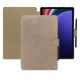 Funda de piel Samsung Galaxy Tab S9+ - Taupe vintage ( Pantone #bda790 ) 