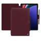 Funda de piel Samsung Galaxy Tab S9+ - Lie de vin ( Pantone #412234 ) 