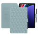 Funda de piel Samsung Galaxy Tab S9+ - Bleu ciel - Couture ( Nappa - Pantone #abcae9 ) 