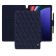 Samsung Galaxy Tab S9+ leather case - Cobalt - Couture ( Pantone #2b253f ) 