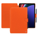 가죽 커버 Samsung Galaxy Tab S9+ - Orange fluo ( Pantone #ff5406 ) 