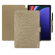 Funda de piel Samsung Galaxy Tab S9+ - Autruche desert ( Pantone #A39382 ) 