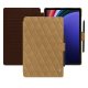 Lederschutzhülle Samsung Galaxy Tab S9+ - Sable vintage - Couture ( Pantone #9b7340 ) 