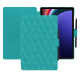 Housse cuir Samsung Galaxy Tab S9+ - Bleu fluo - Couture