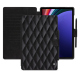 Samsung Galaxy Tab S9+ leather case - Onyx - Couture ( Noir / Black ) 