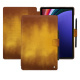 Samsung Galaxy Tab S9+ leather case - Doré Patine