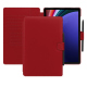 Capa em pele Samsung Galaxy Tab S9+ - Rouge PU ( Pantone #d50032 )