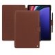 Housse cuir Samsung Galaxy Tab S9+ - Marron délicat ( Pantone #95614d) 