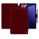 Capa em pele Samsung Galaxy Tab S9+ - Rouge Veggie ( Pantone #862633 ) 