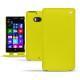 Nokia Lumia 930  leather case - Jaune fluo