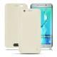 Capa em pele Samsung Galaxy S6 Edge Plus - Blanc (  Nappa - White ) 