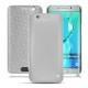 Capa em pele Samsung Galaxy S6 Edge Plus - Gris ( Nappa - Pantone W428C ) 