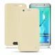 Funda de piel Samsung Galaxy S6 Edge Plus - Beige ( Nappa - Pantone 7502C ) 