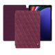 Housse cuir Samsung Galaxy Tab S9+ - Prune vintage - Couture ( Pantone #612434 ) 