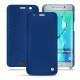 Samsung Galaxy S6 Edge Plus leather case - Bleu océan ( Nappa - Pantone 293C ) 