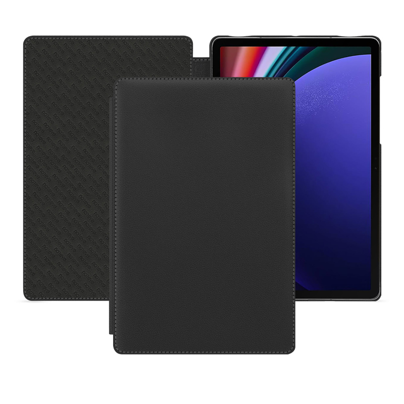 レザーケース Samsung Galaxy Tab S9+ - Noir PU ( Black ) 