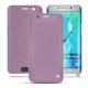 Lederschutzhülle Samsung Galaxy S6 Edge Plus - Lilas ( Nappa - Pantone 2645U ) 