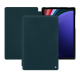 Lederschutzhülle Samsung Galaxy Tab S9+ - Bleu Veggie ( Pantone #3f5864 ) 