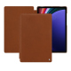 Lederschutzhülle Samsung Galaxy Tab S9+ - Marron Veggie ( Pantone #95614d ) 