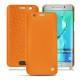 Funda de piel Samsung Galaxy S6 Edge Plus - Orange ( Nappa - Pantone 1495U ) 