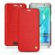 Custodia in pelle Samsung Galaxy S6 Edge Plus - Tomate ( Pantone 187C ) 